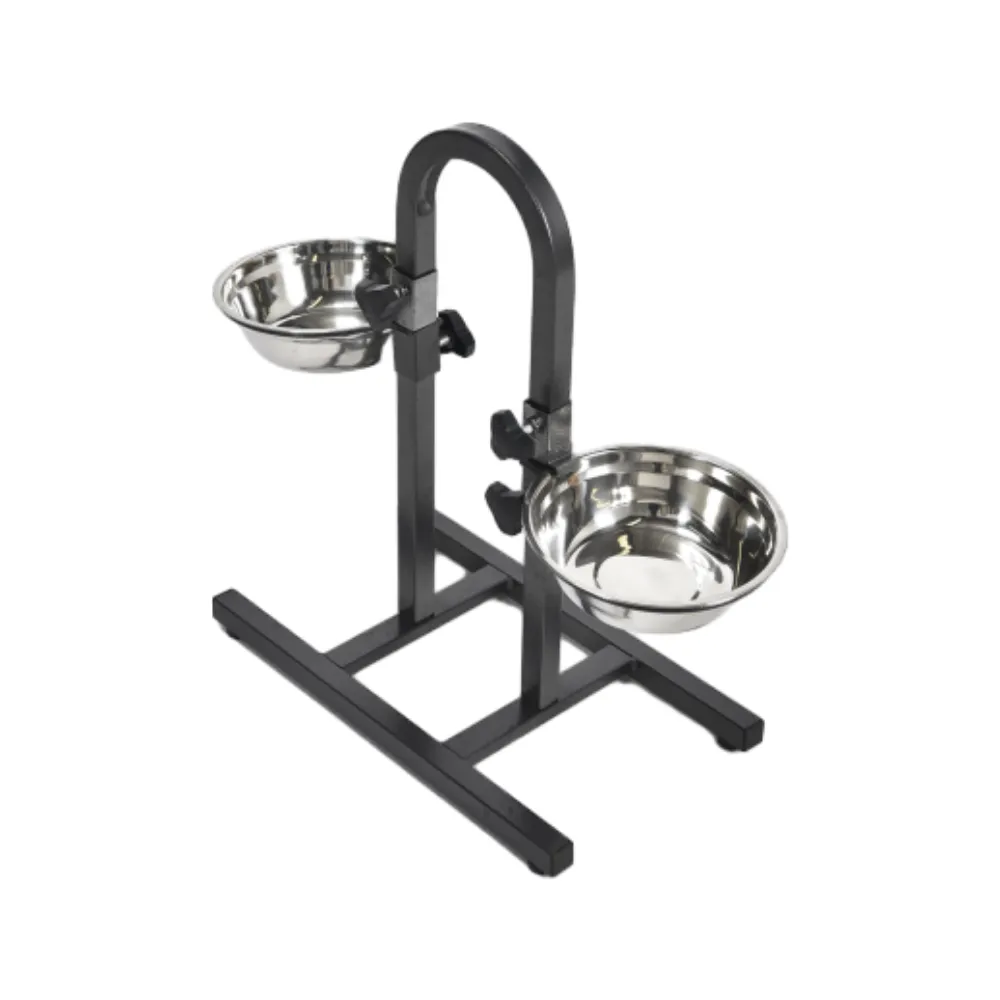 Custom Adjustable Height Dog Feeder Double Bowl - Image 6