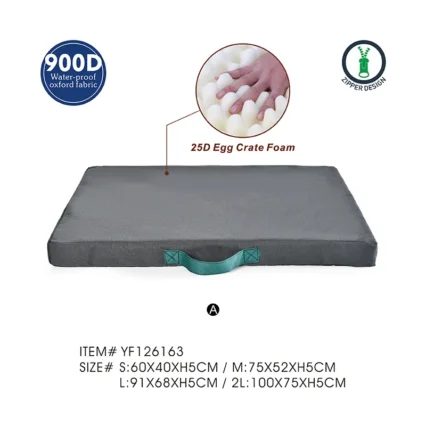 Durable Waterproof Dog Bed Orthopedic Foam Dog Bed