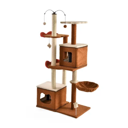 Easy Diy Cat Condo Indoor Plush Cat Tree House