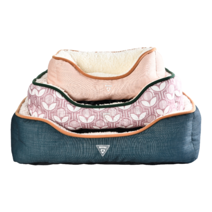 Eco Dog Bed Soft Plush Rectangle Pet Bed