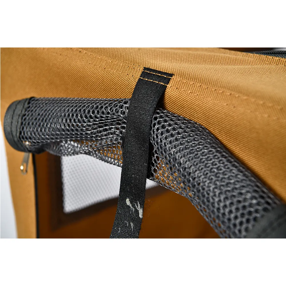 Outdoor Oxford Fabric Waterproof Foldable Steel Tube Pet Crate - Image 2