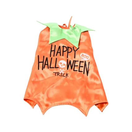 Halloween Pet Clothing Orange Cute Funny Cat Dog Clothes Cape