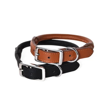 Leather Dog Collars Bio-Based PU Leather Pet Dog Collar