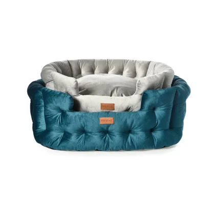 Luxury Bolster Dog Bed Sofa Pet Beds