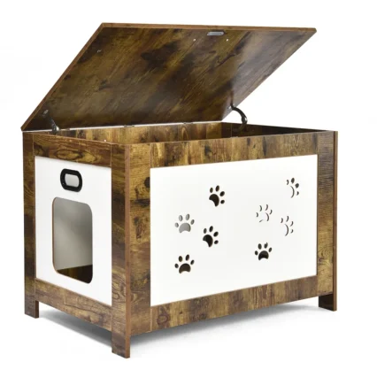 Luxury Cat Condos Wide Cat Condo Litter Box Enclosure