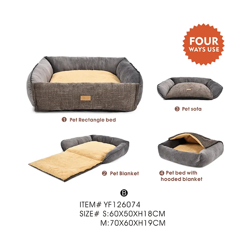 Sofa Pet Bed Best Luxury Dog Bed - Image 2