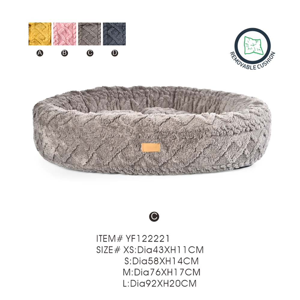 Luxury Round Dog Beds Soft Pet Bed - Image 6