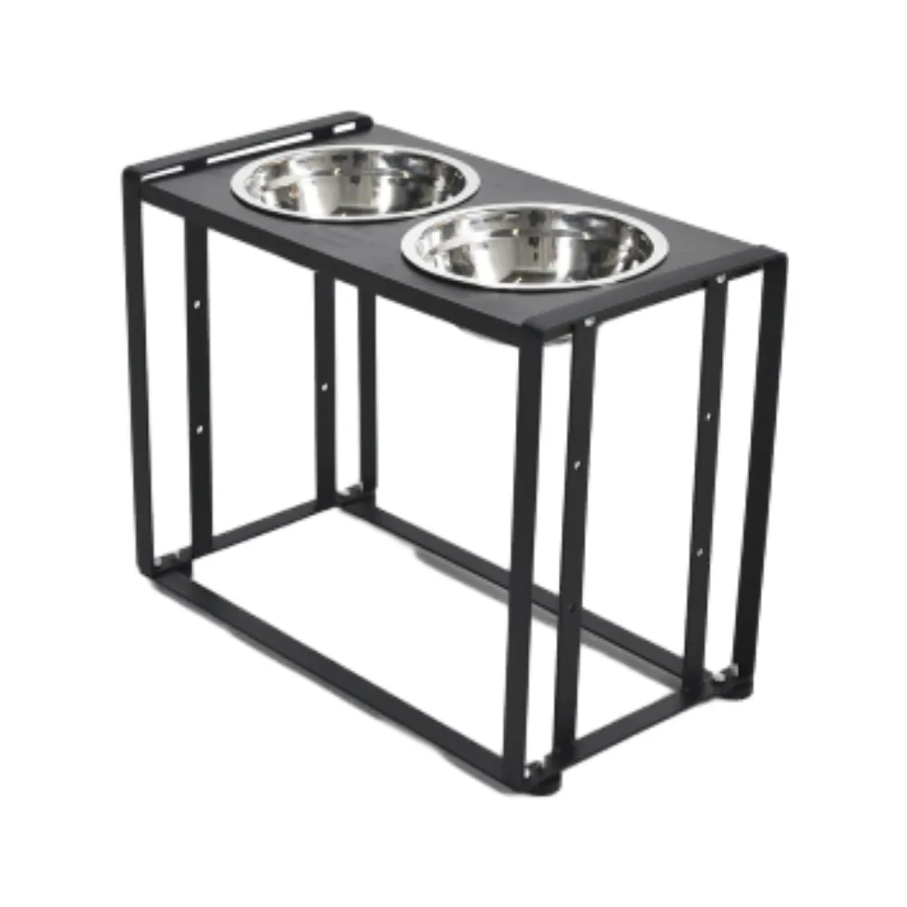 Metal Dog Elevated Feeder With Stainless Steel Dog Bowl - Image 4