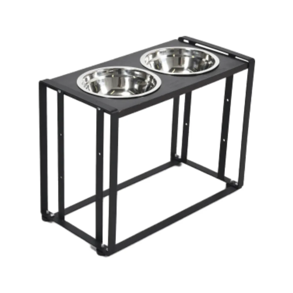 Metal Dog Elevated Feeder With Stainless Steel Dog Bowl - Image 3