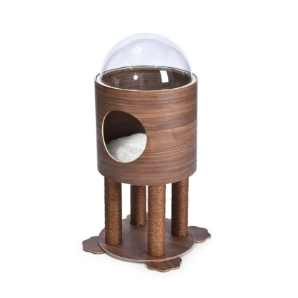 Modern Cat Tree Bubble Wood Cat Tower
