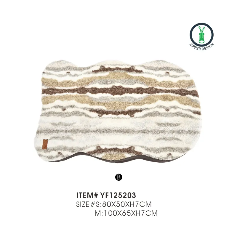 Washable Chenille Pet Bed Large Cushion Dog Bed - Image 3