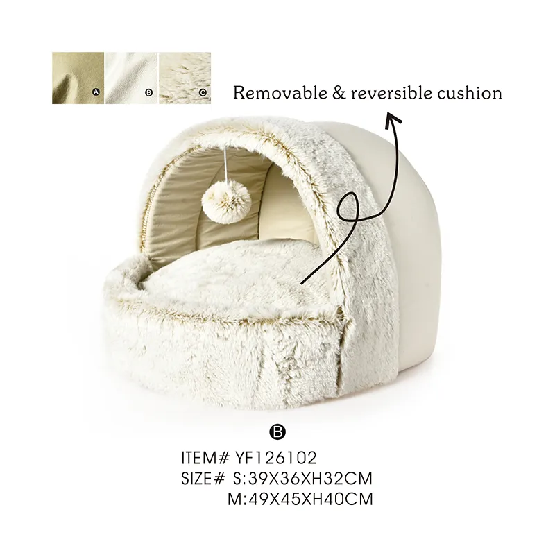 Cat Warm Beds Kitty Ball Cat Bed - Image 2