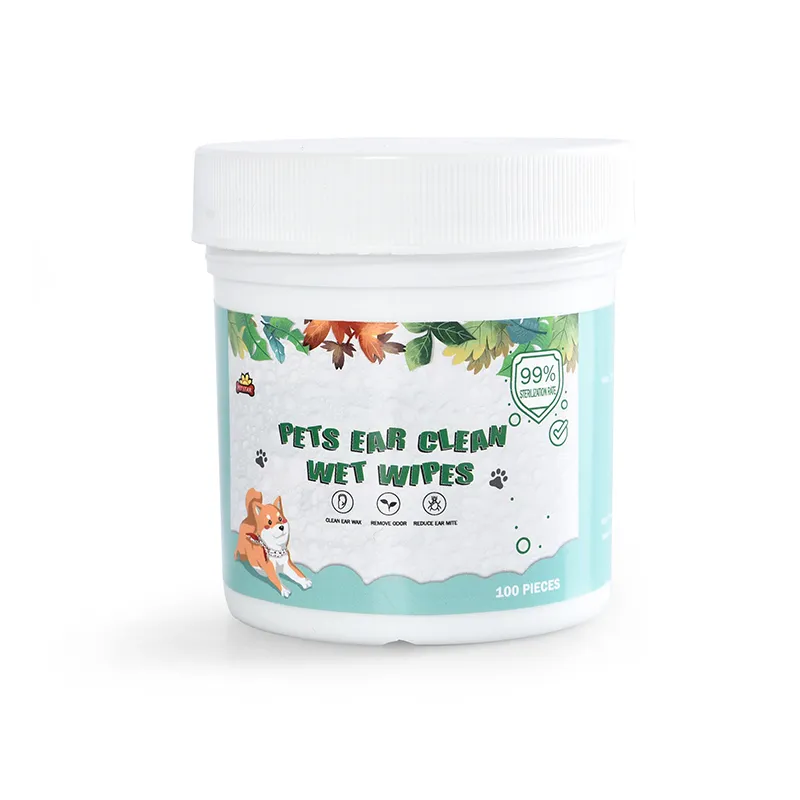 Pet Ear Wipes Dog Cat Ear Cleaning Wipes