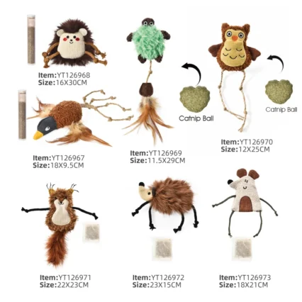 Plush Cat Toy Pet Cat Toys With Catnip