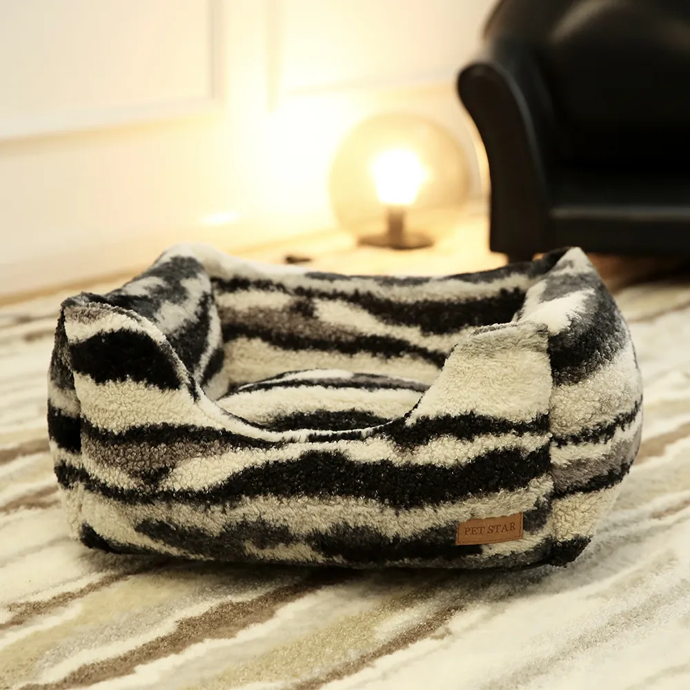 Chenille Pet Bed Best Comfy Plush Dog Beds - Image 6
