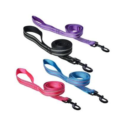 Reflective Dog Leashes Pet Luminous Glow In The Dark Dog Leash