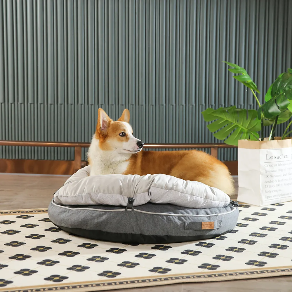 Premium Dog Beds Removable Cushion Pet Bed - Image 6