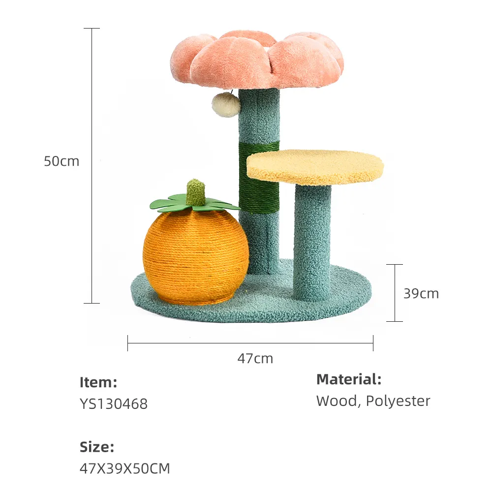 Flower Cat Trees Cute Small Plant Cat Tree - Image 3