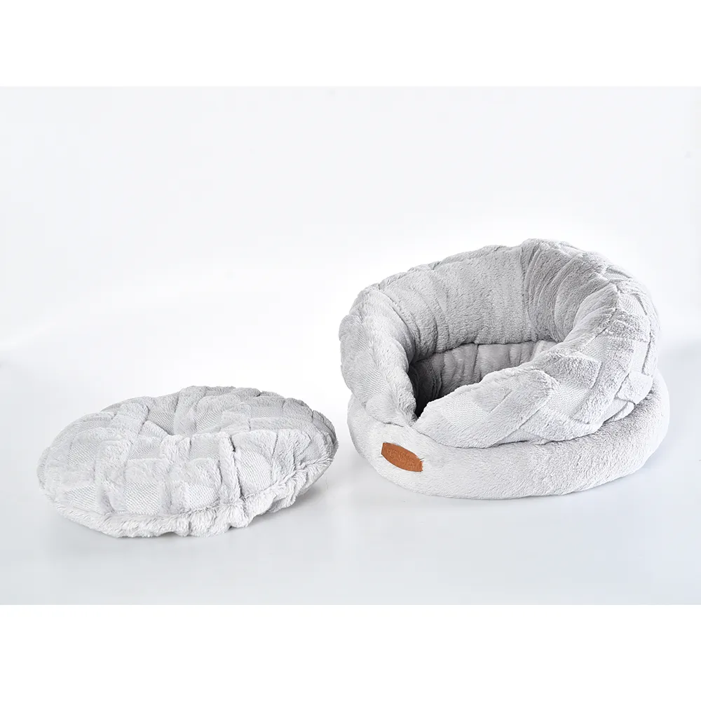 Dog Plush Bed Soft Cat Warm Bed - Image 4