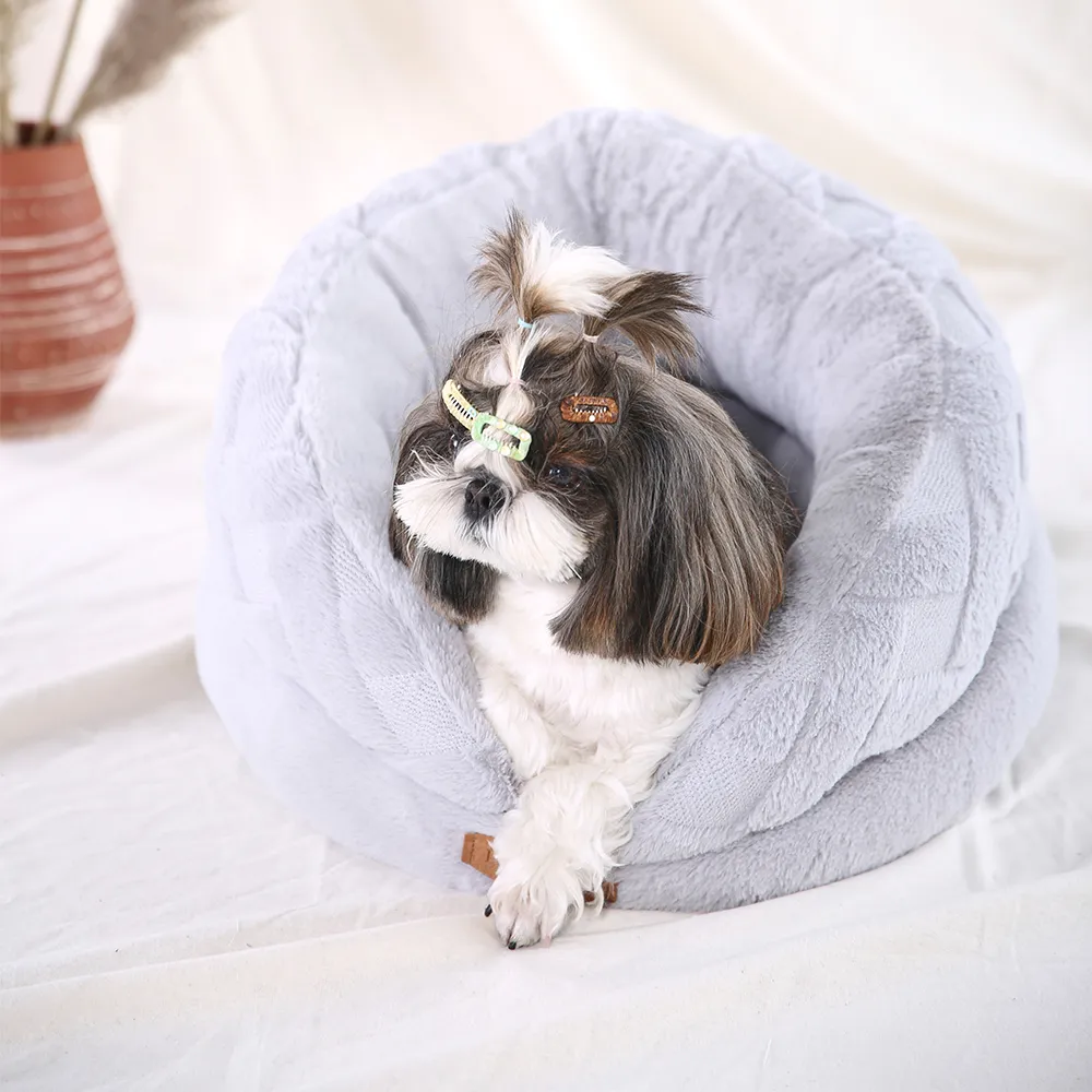 Dog Plush Bed Soft Cat Warm Bed - Image 6