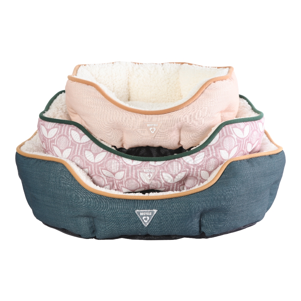 Dog Bed Made From Recycled Bottles Soft Plush Pet Beds - Image 2