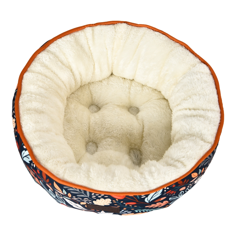 Round Large Dog Bed Comfy Plush Pet Beds - Image 2