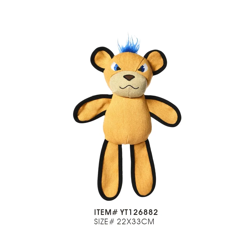 Bulk Canvas Dog Chew Toys Squeaker Inside - Image 2