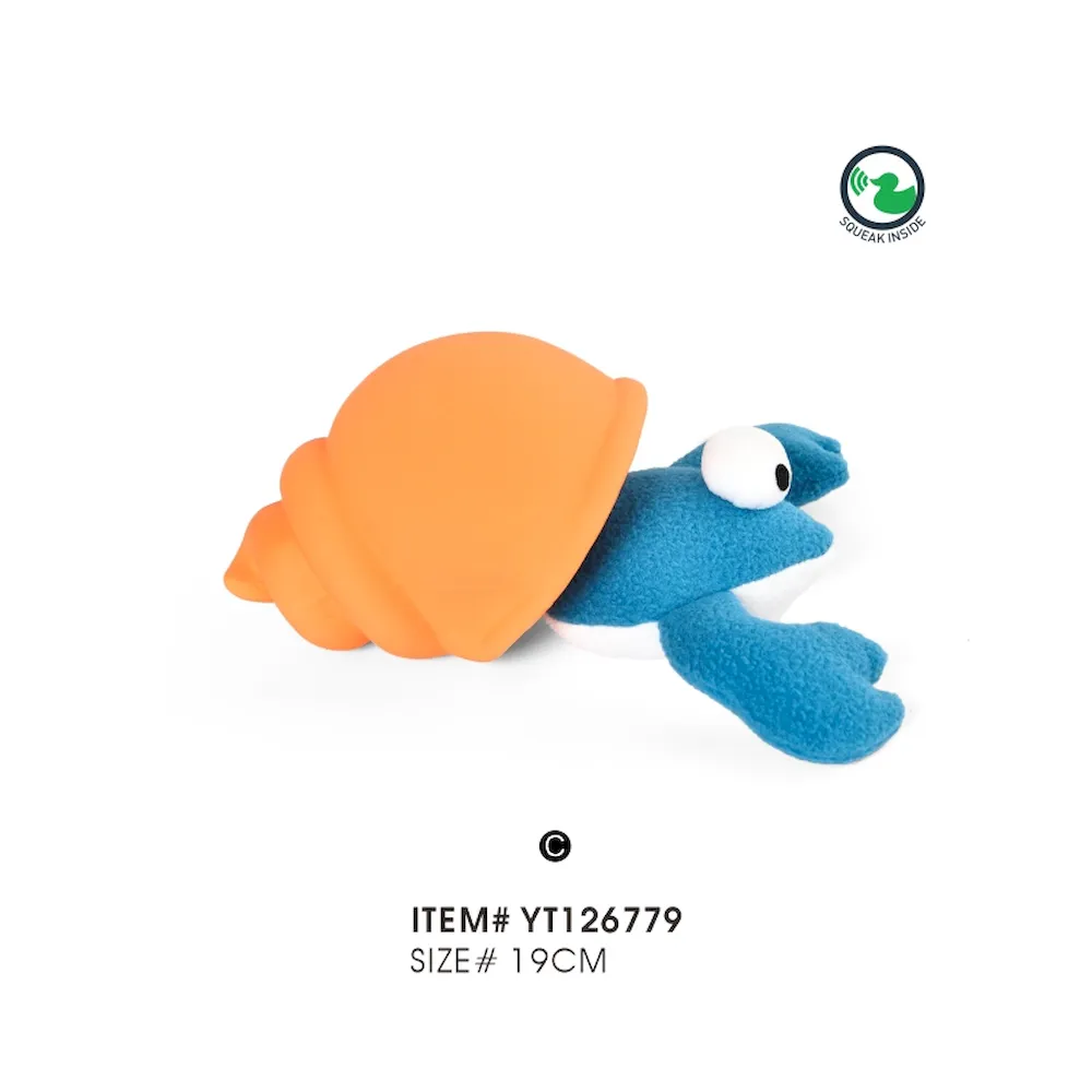 Hermit Crab Dog Stuffed Toy Squeaky Wtih Customize