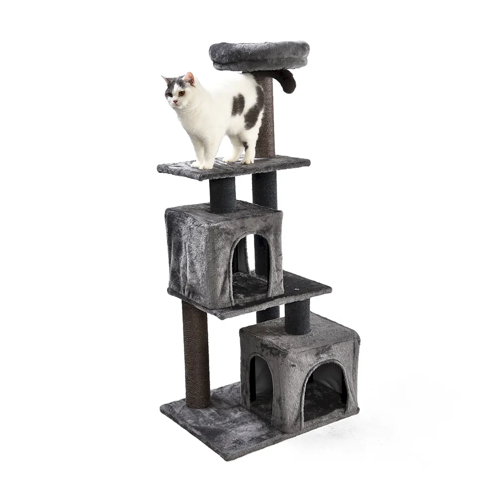 Large Cat Condo Stable Cat Scratching Post For Two Cats - Image 2