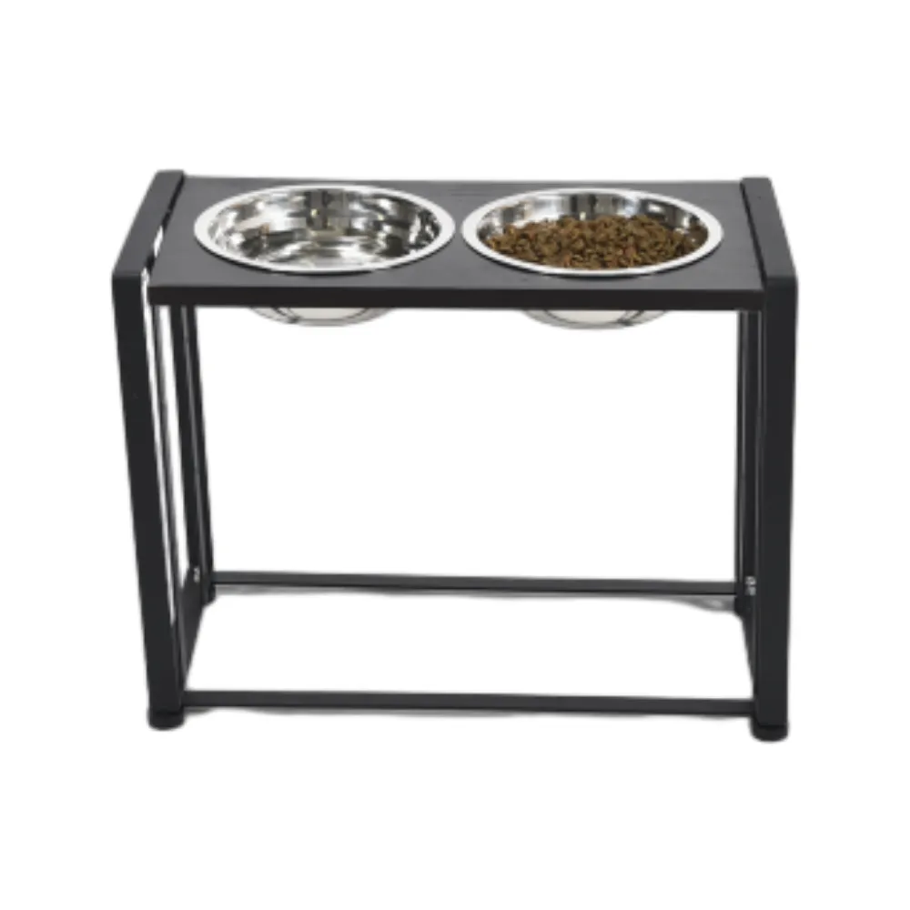 Metal Dog Elevated Feeder With Stainless Steel Dog Bowl - Image 6