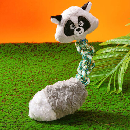 Stuffed Raccoon Squeaky Plush Dog Toy Manufacturers