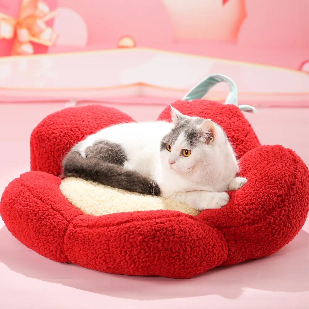 Valentine Cat Bed Dog Flower Bed For Pet - Image 6