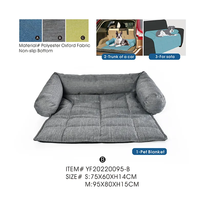 Waterproof Pet Bed Sofa Cover Dog Bed With Sides - Image 2