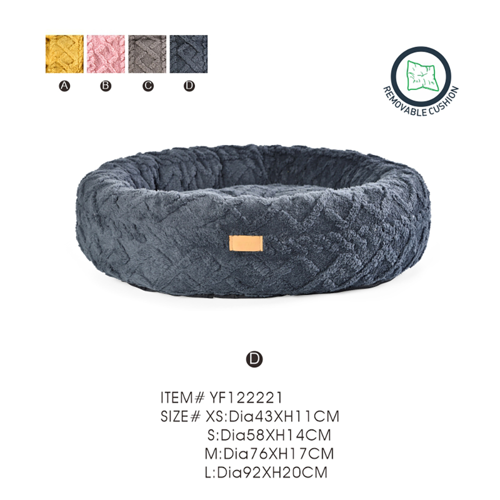 Luxury Round Dog Beds Soft Pet Bed - Image 4