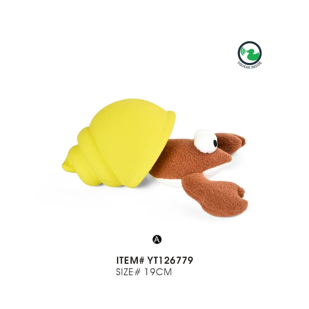 Hermit Crab Dog Stuffed Toy Squeaky Wtih Customize - Image 2