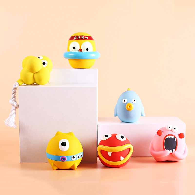 Munchkin Monsters Squeaky Dog Toy