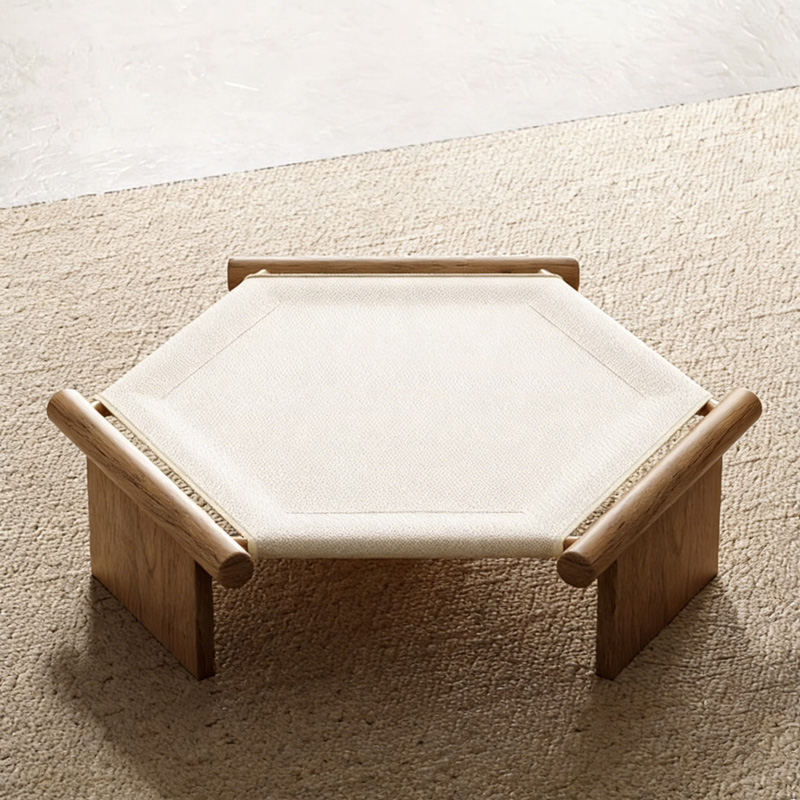 Solid Wood Marching Dog Bed