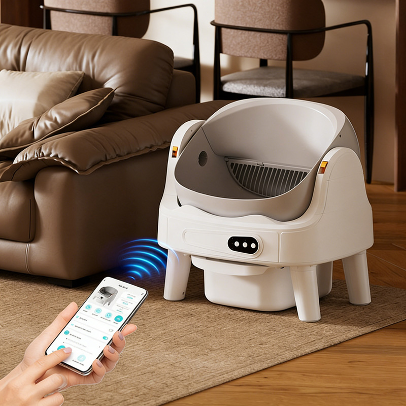 Open-Style Fully Automatic Cat Litter Box