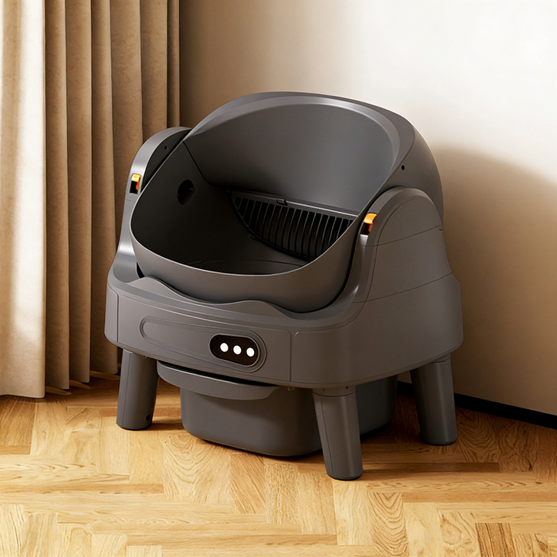 Open-Style Fully Automatic Cat Litter Box