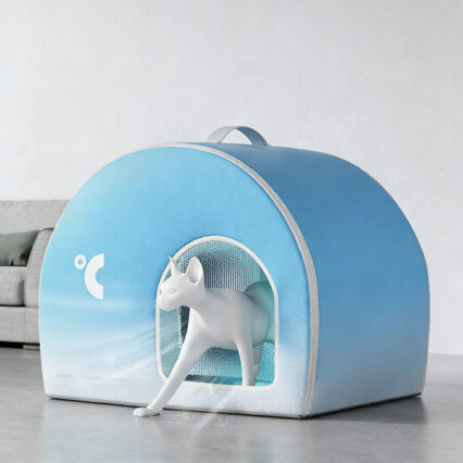 Ice Crystal Box Cooling Cat Nest