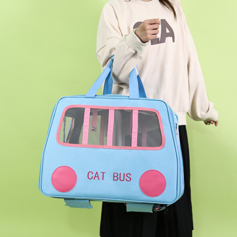 Detachable Pet Carrier Holds Two Cats