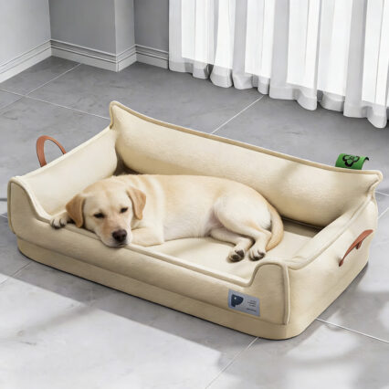 Detachable Leather Pet Bed