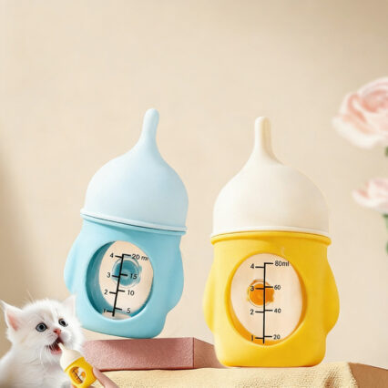 Food-grade Silicone Pet Feeding Bottle