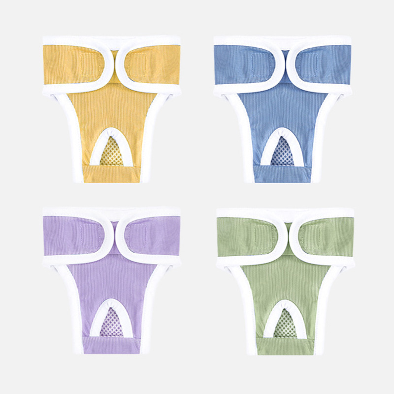 Velcro Dog Diapers Pet Sanitary Pants