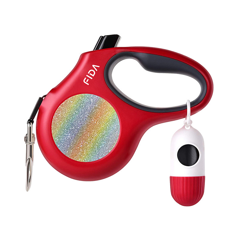 Stylish Rhinestone Retractable Pet Leash