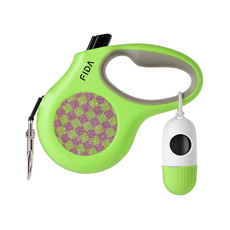 Stylish Rhinestone Retractable Pet Leash