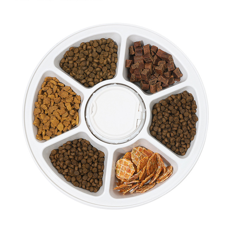 24-hour Timed and Measured Pet Feeding Bowl