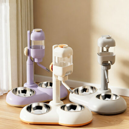 Adjustable Upright Automatic Dog Water Fountain