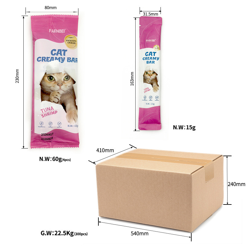 FAENBEI Pet Snacks Cat Creamy Bar