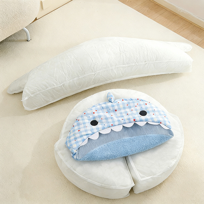 Cute Shark-shaped Pet Sofa Bed Design
